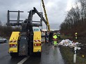 VU LKW umgestuerzt A 3 Rich Frankfurt Hoehe Koenigswinter Ittenbach P13